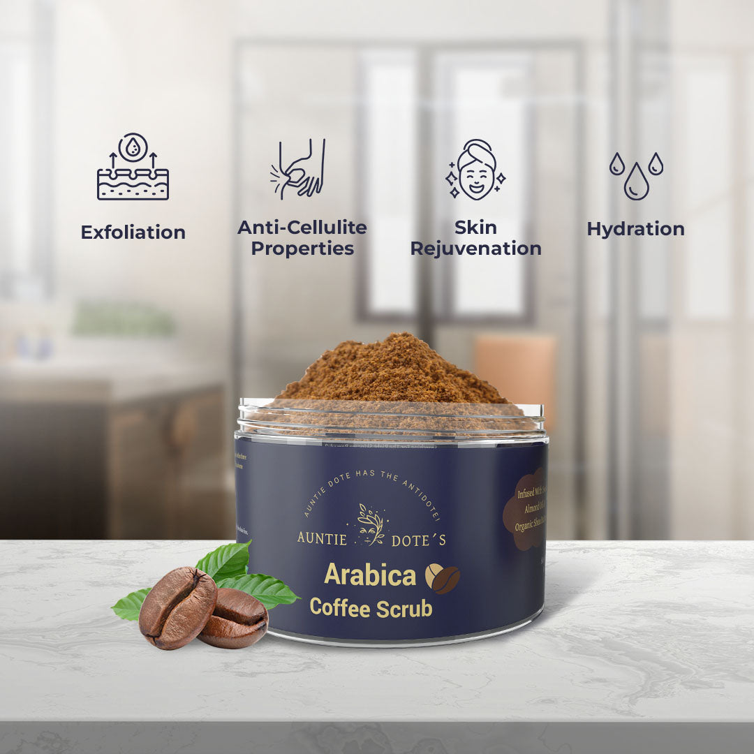 Auntie Dote's Arabica Coffee Dead Sea Salt Scrub 100g