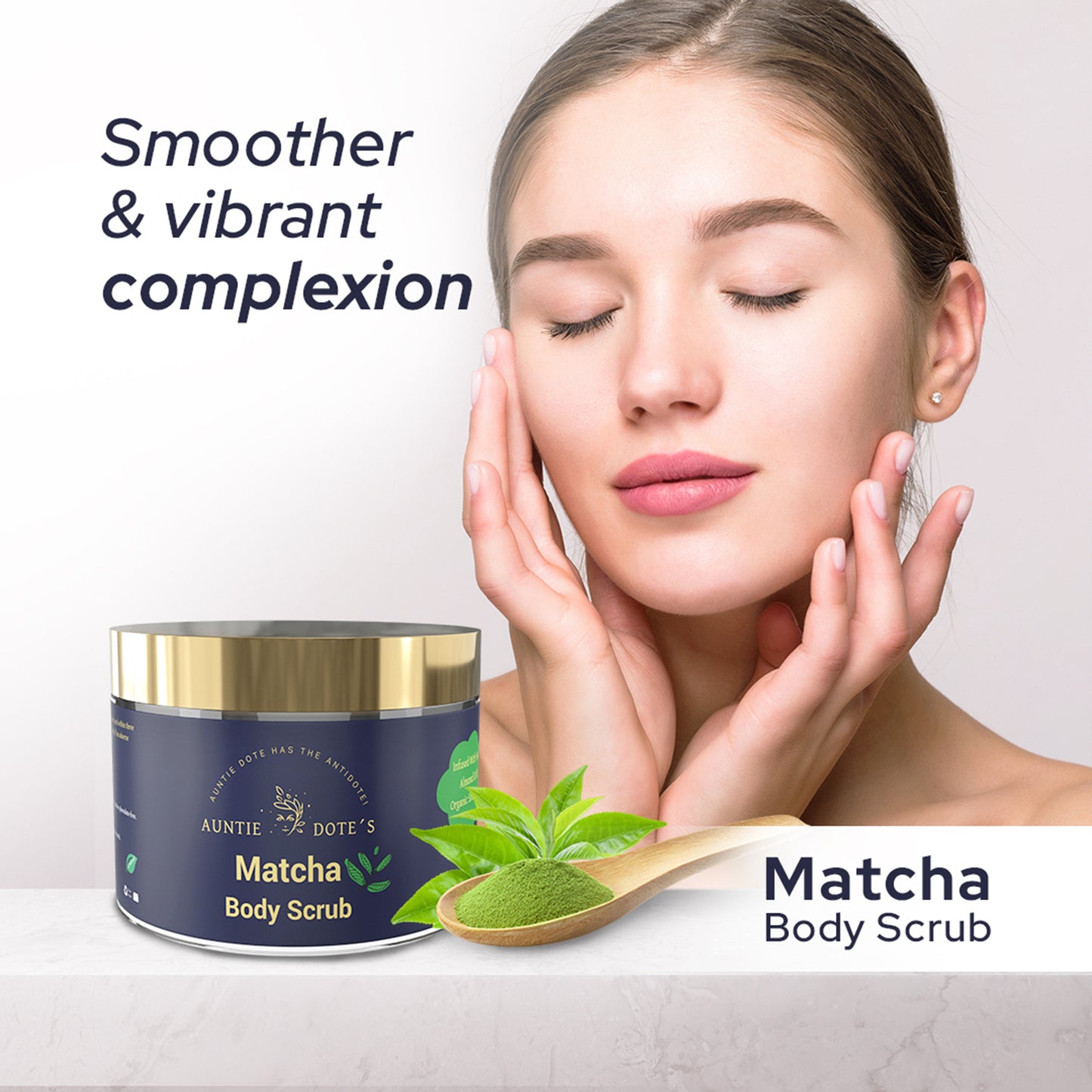 Auntie Dote’s Matcha Infused Dead Sea Salt Scrub