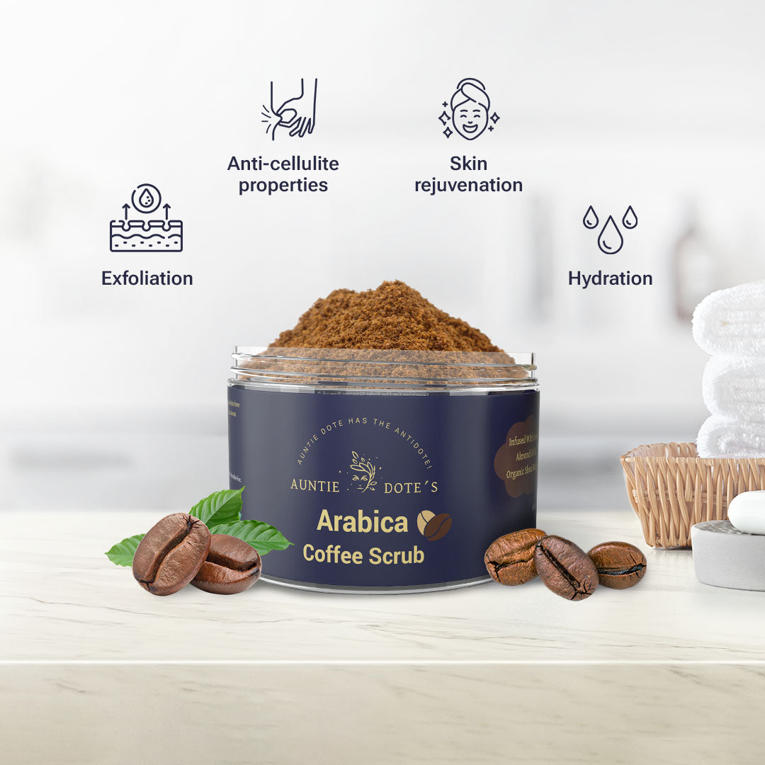 Auntie Dote's Arabica Coffee Dead Sea Salt Scrub 100g