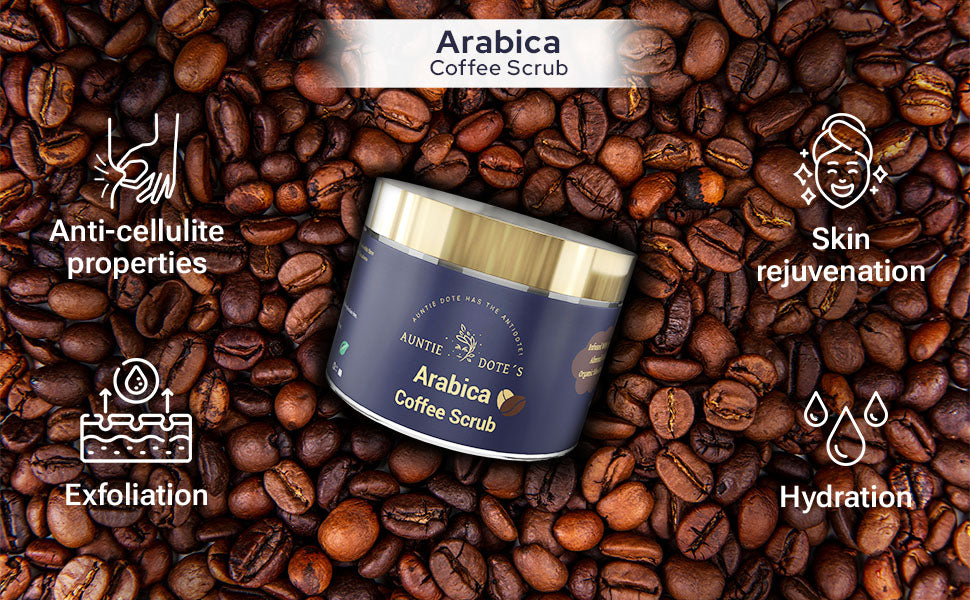 Auntie Dote's Arabica Coffee Dead Sea Salt Scrub 100g