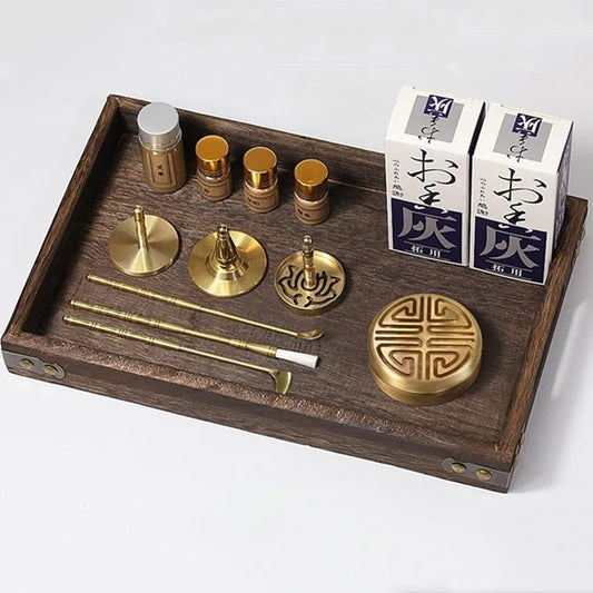 13pcs Brass Incense Tool Set