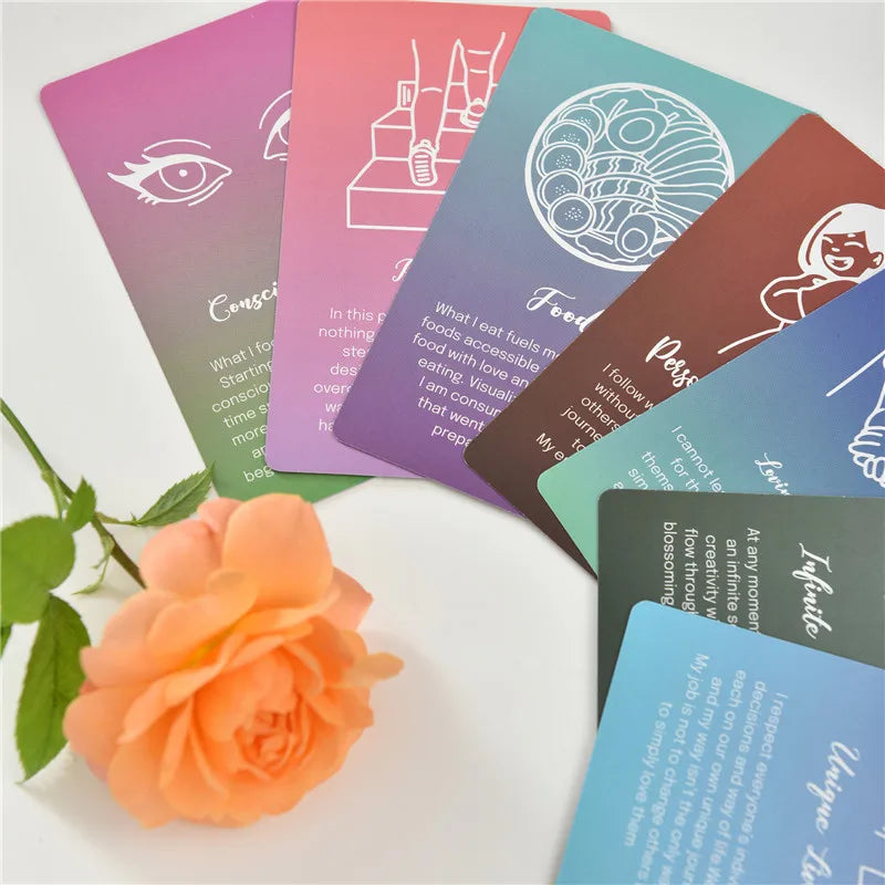 52pcs Motivational Message Cards