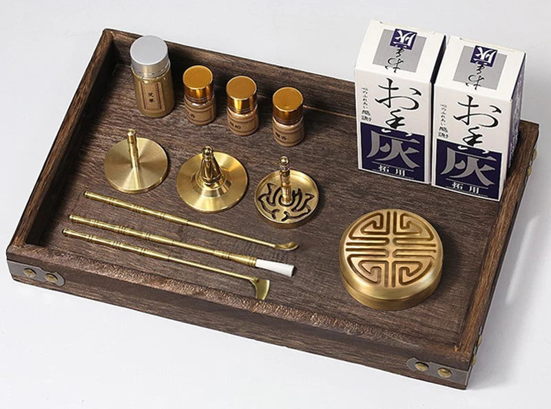 13pcs Brass Incense Tool Set