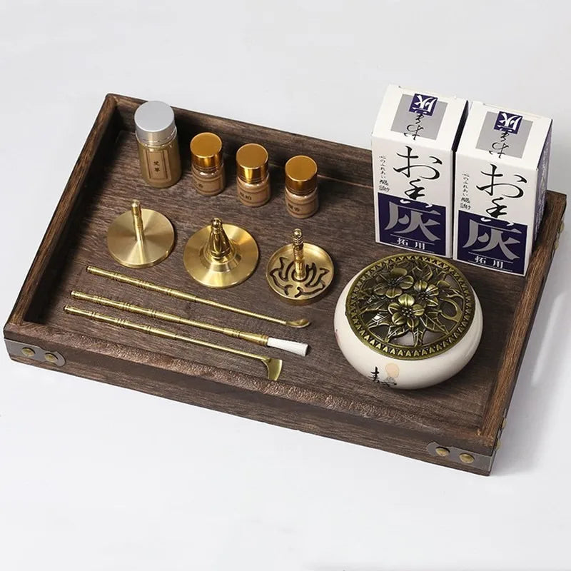 13pcs Brass Incense Tool Set