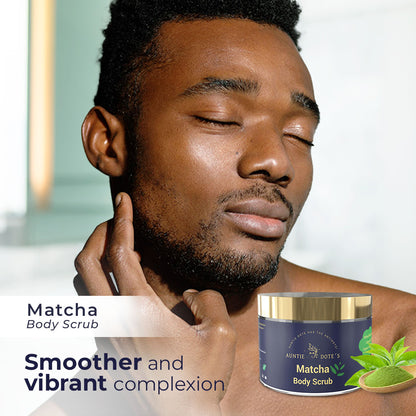 Auntie Dote’s Matcha Infused Dead Sea Salt Scrub 100g