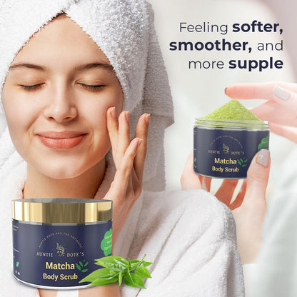 Auntie Dote’s Matcha Infused Dead Sea Salt Scrub 100g