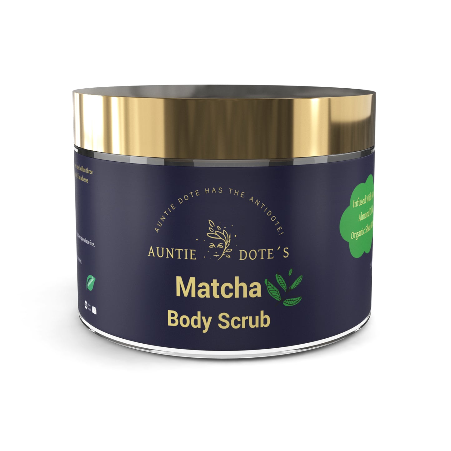 Auntie Dote's Matcha Infused Dead Sea Salt Scrub