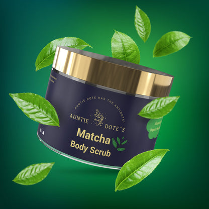 Auntie Dote’s Matcha Infused Dead Sea Salt Scrub 100g